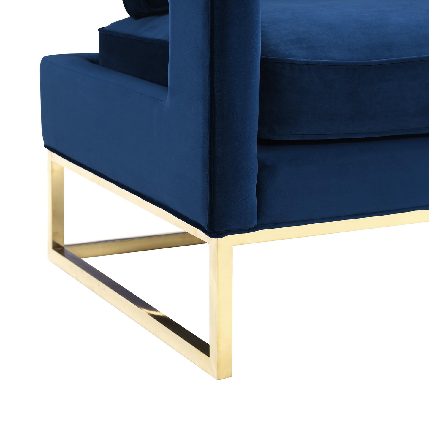 Avery Navy Velvet Chair - Skandi London