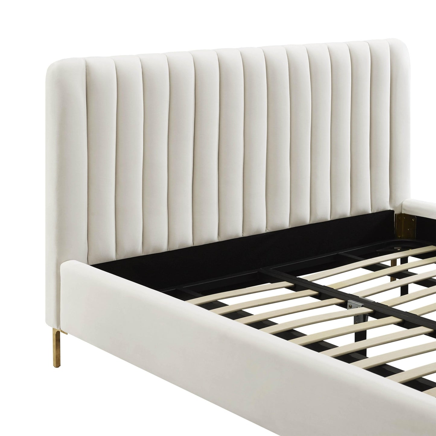 Angela Cream Bed in Super King - Skandi London