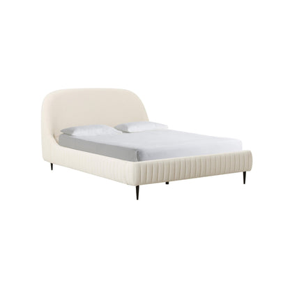 Denise Cream Boucle Bed in Super King - Skandi London