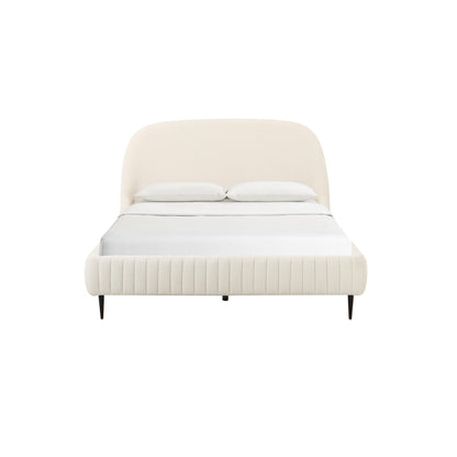 Denise Cream Boucle Bed in Super King - Skandi London