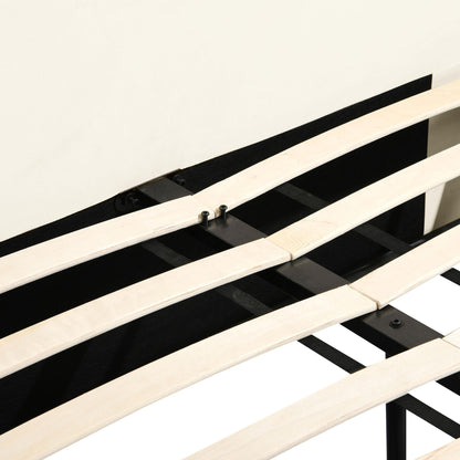 Athara Cream Velvet King Bed - Skandi London