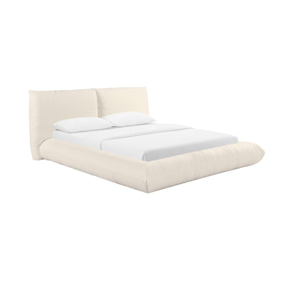Romp Cream 100% Recycled Linen King Bed - Skandi London