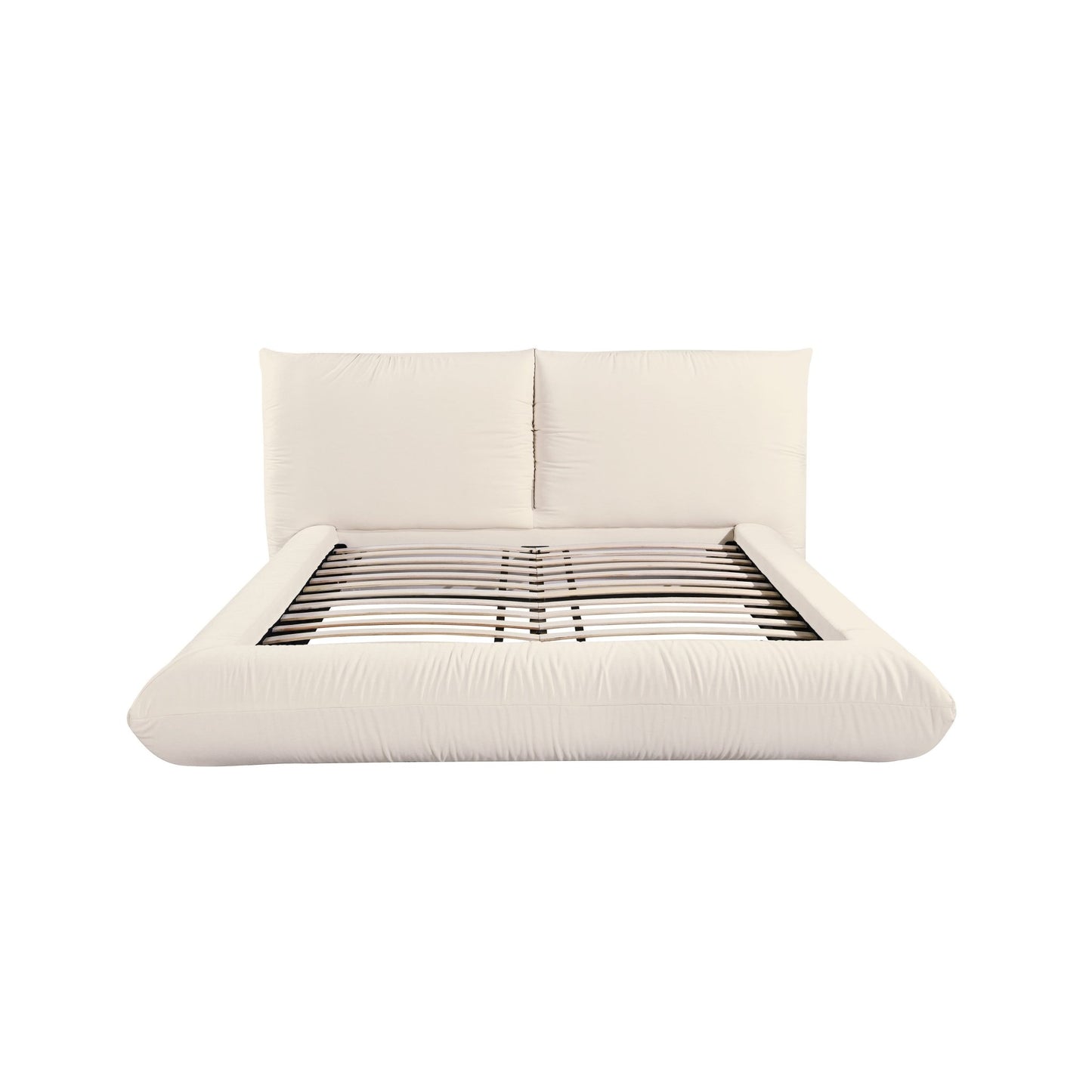 Romp Cream 100% Recycled Linen King Bed - Skandi London