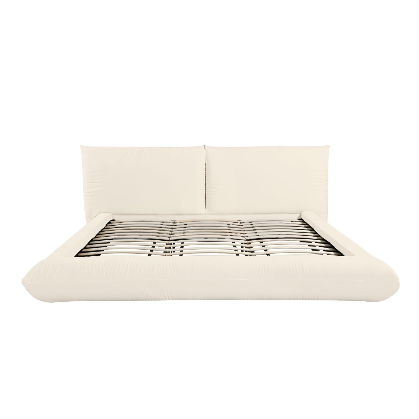Romp Cream 100% Recycled Linen Super King Bed - Skandi London