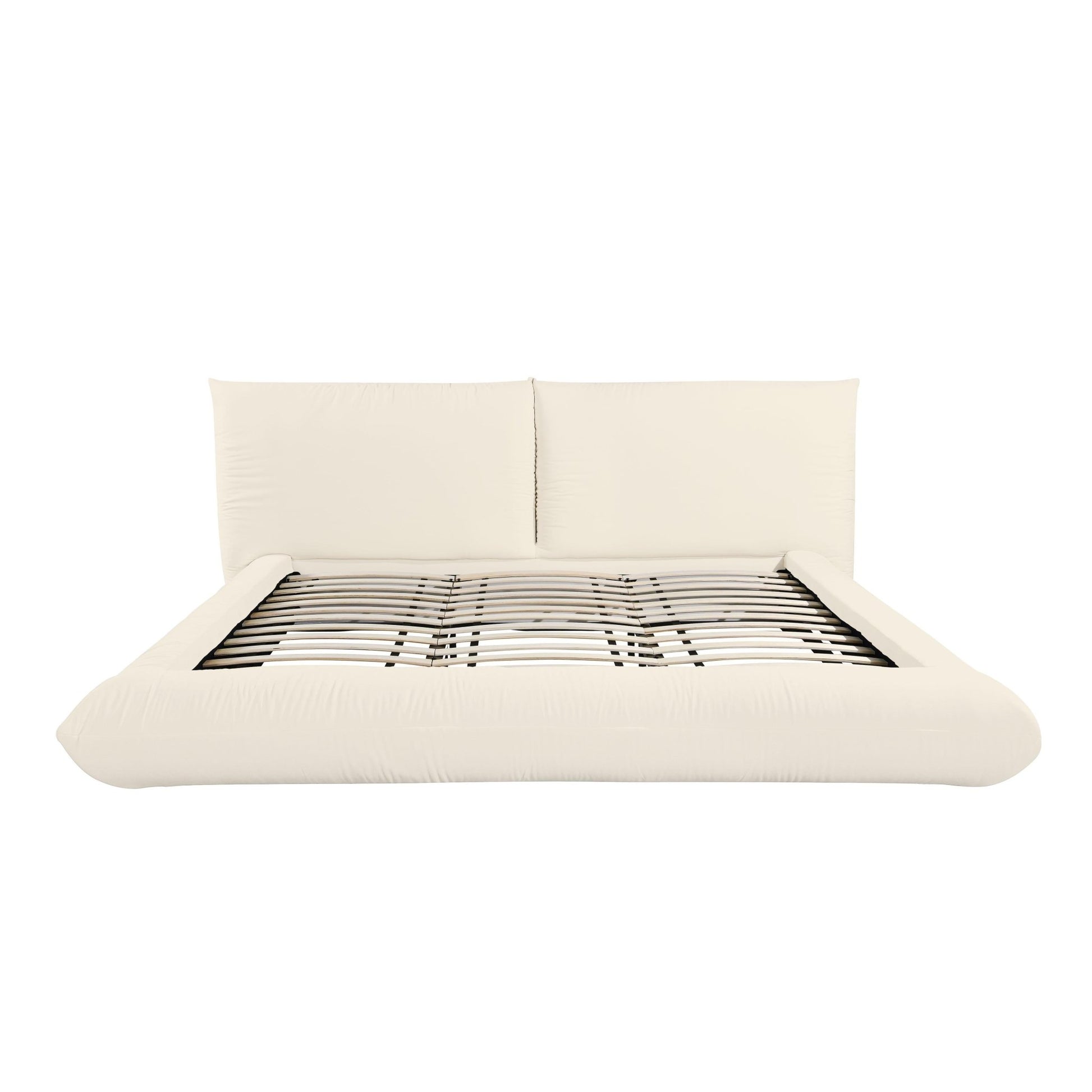 Romp Cream 100% Recycled Linen Super King Bed - Skandi London