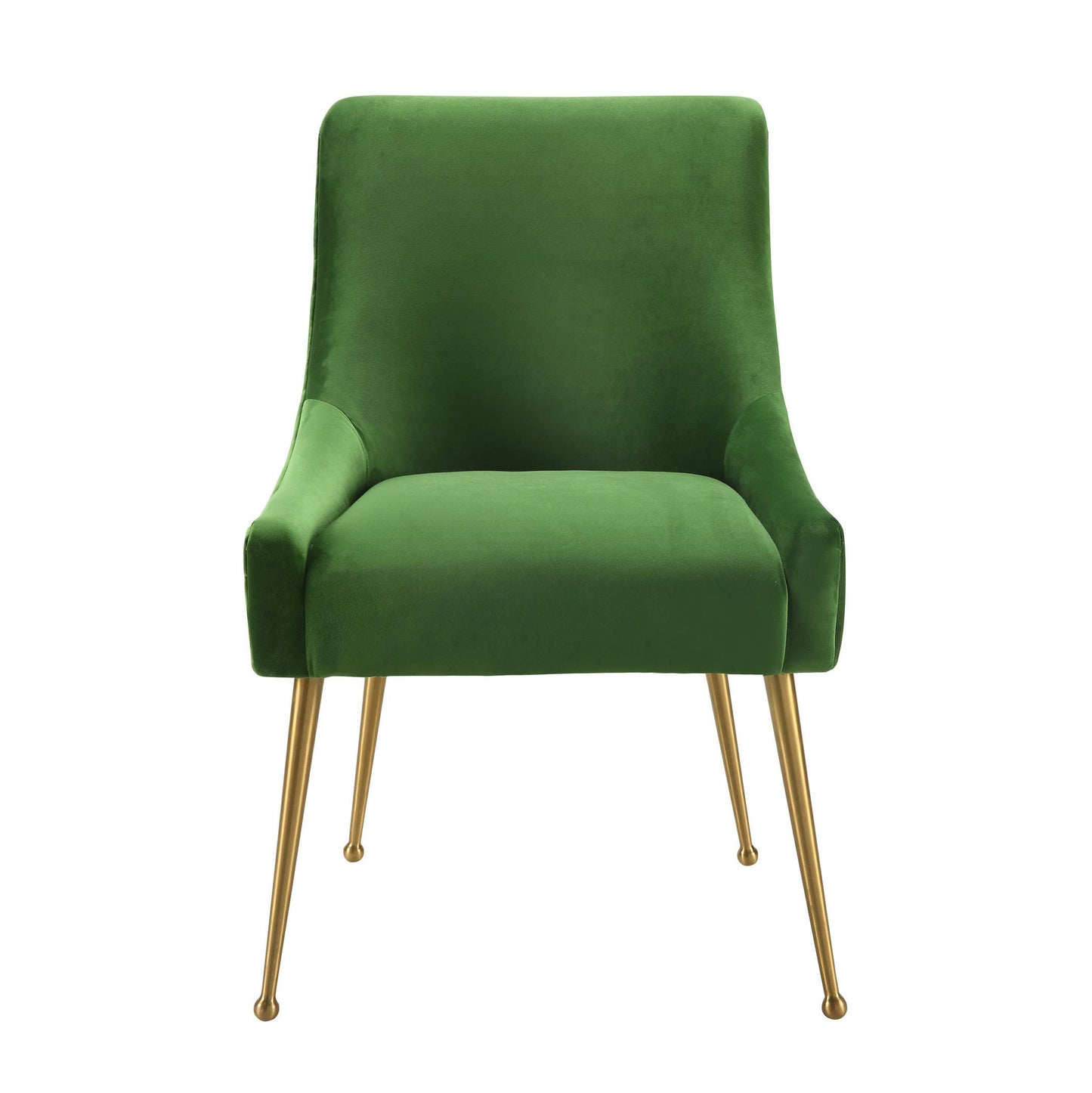 Beatrix Green Velvet Side Chair - Skandi London