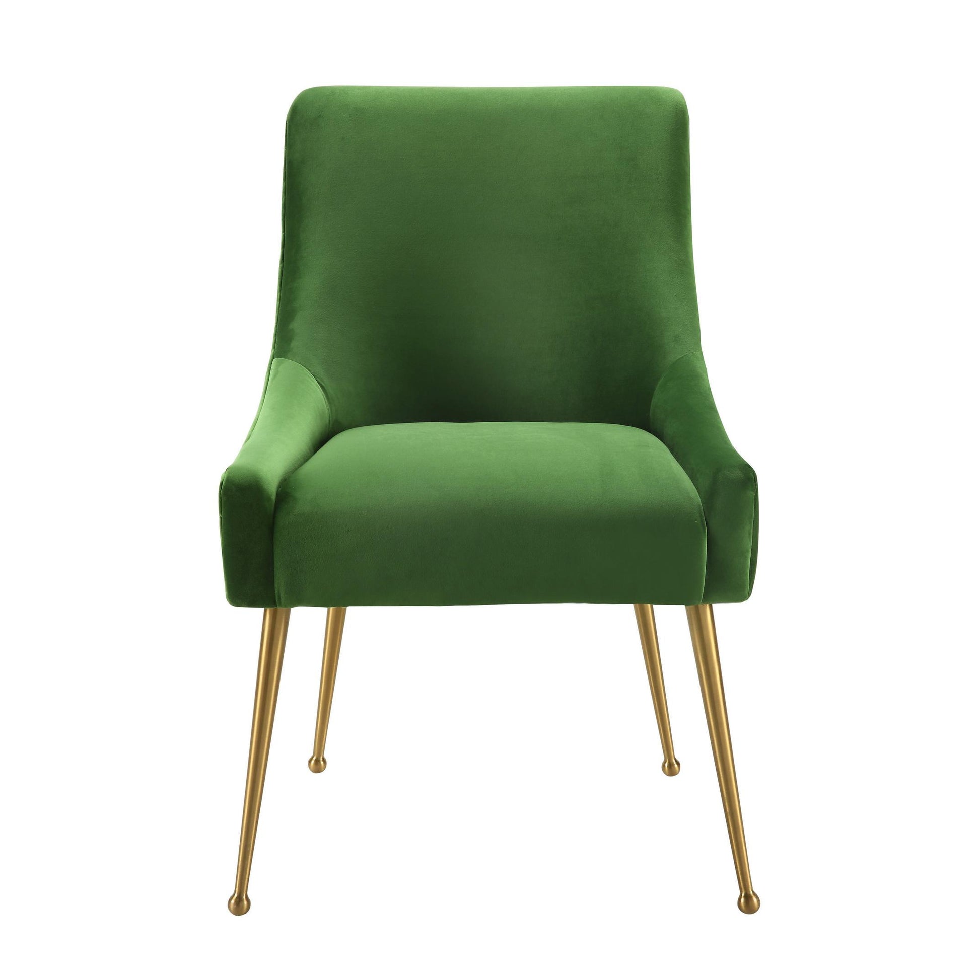 Beatrix Green Velvet Side Chair - Skandi London