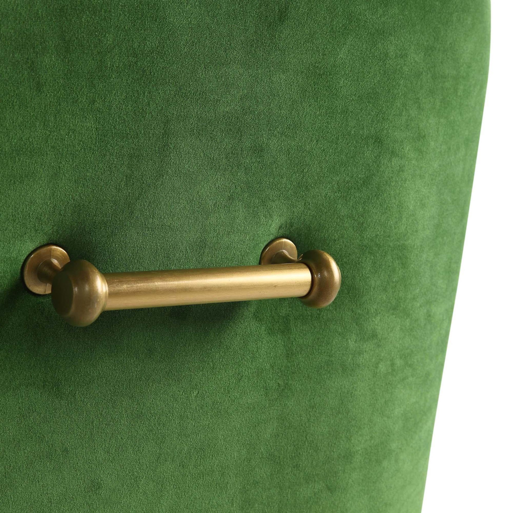 Beatrix Green Velvet Side Chair - Skandi London