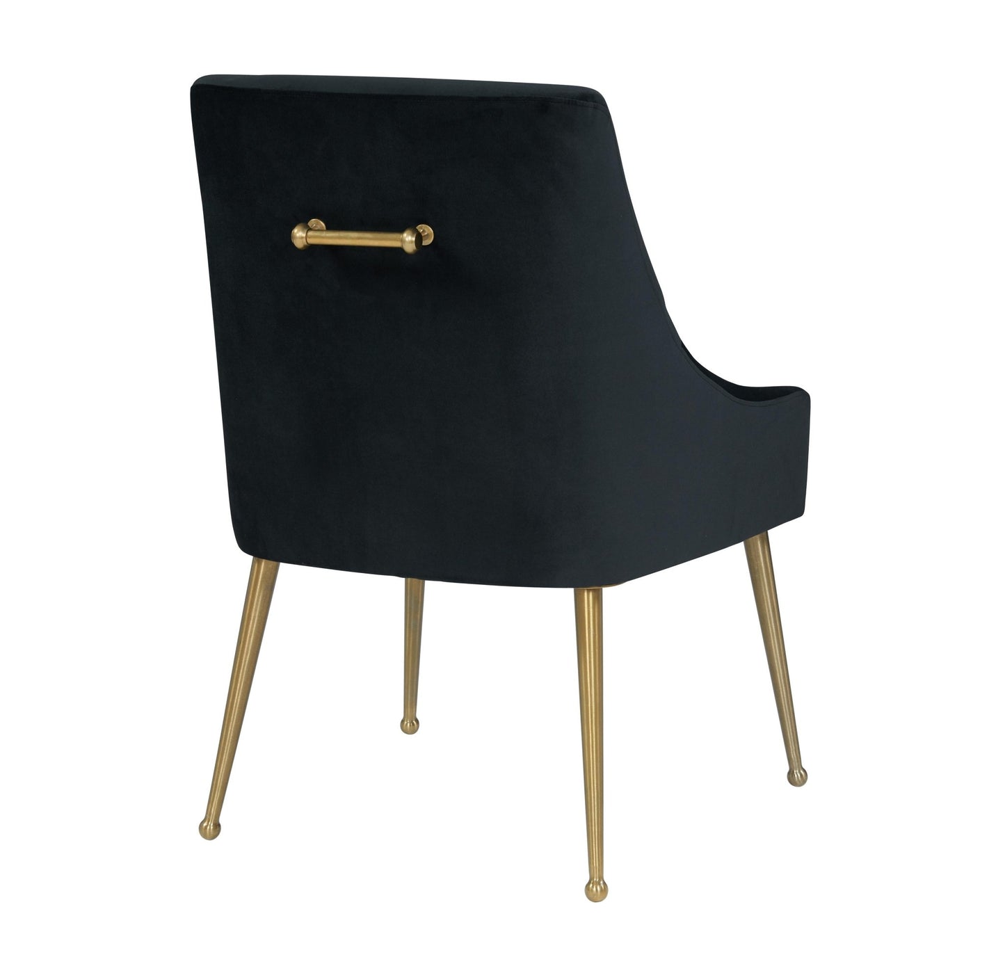 Beatrix Black Velvet Side Chair - Skandi London