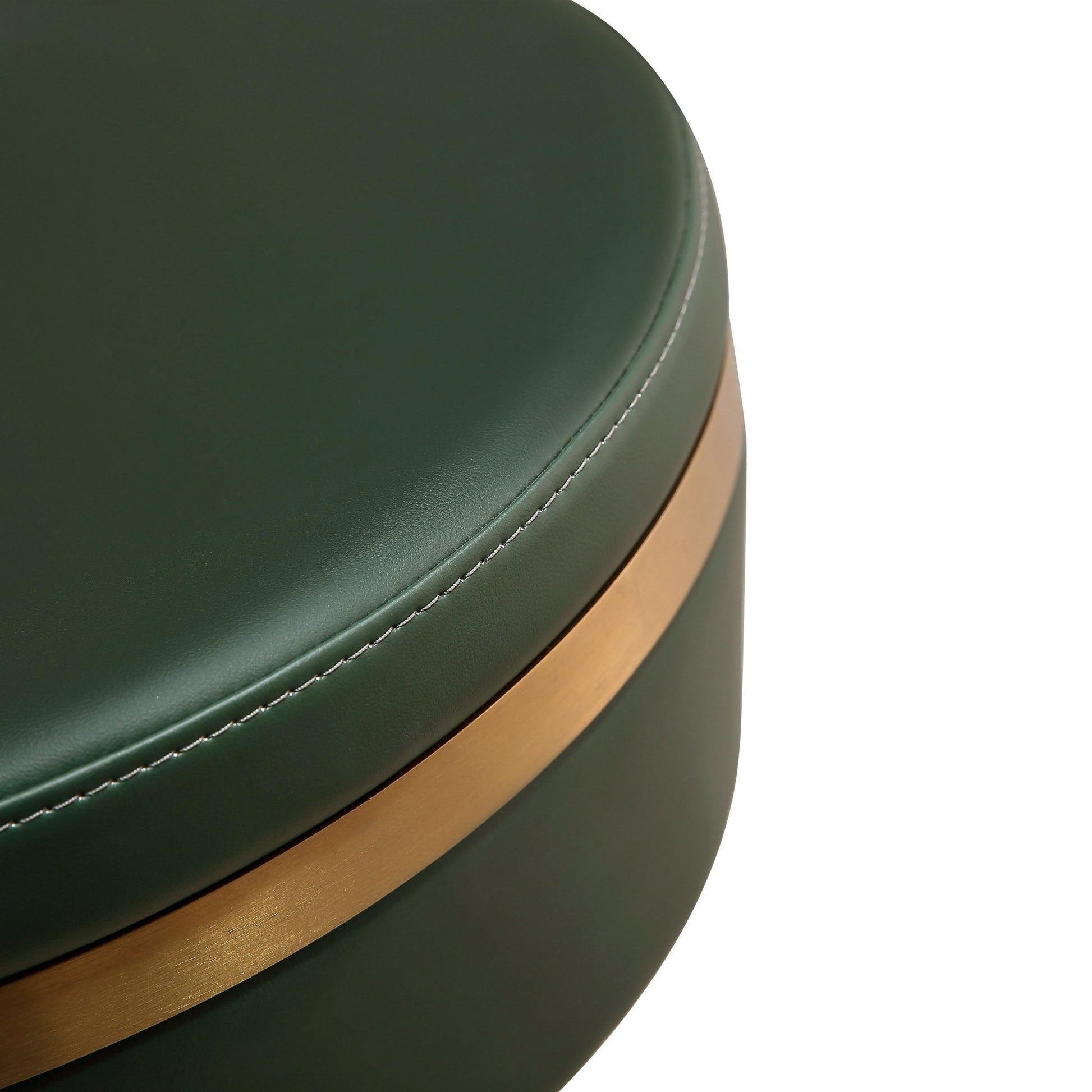 Astro Malachite Green and Gold Adjustable Stool - Skandi London