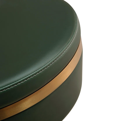 Astro Malachite Green and Gold Adjustable Stool - Skandi London