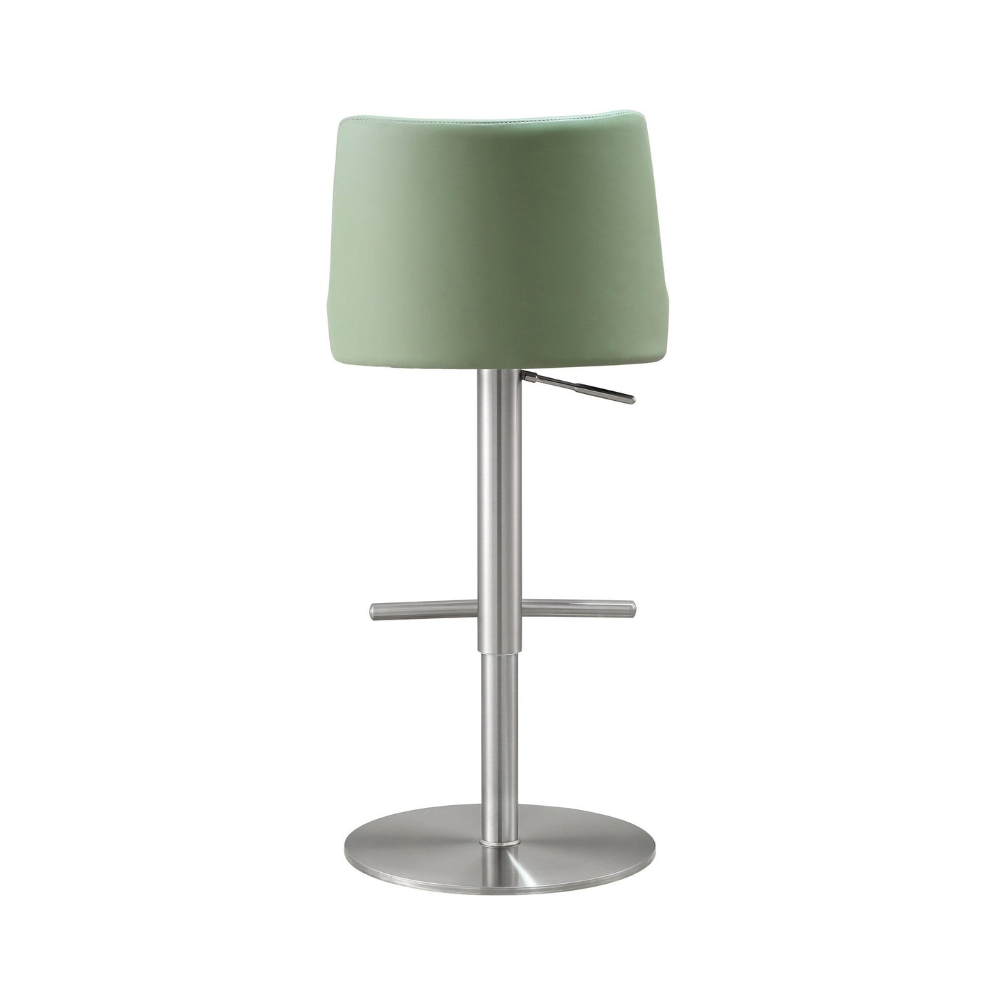 Reagan Sea Foam Green and Silver Adjustable Stool - Skandi London