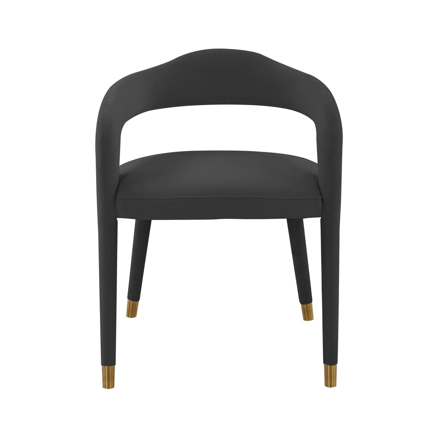 Lucia Black Velvet Dining Chair - Skandi London