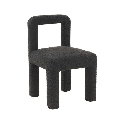 Hazel Black Boucle Dining Chair - Skandi London