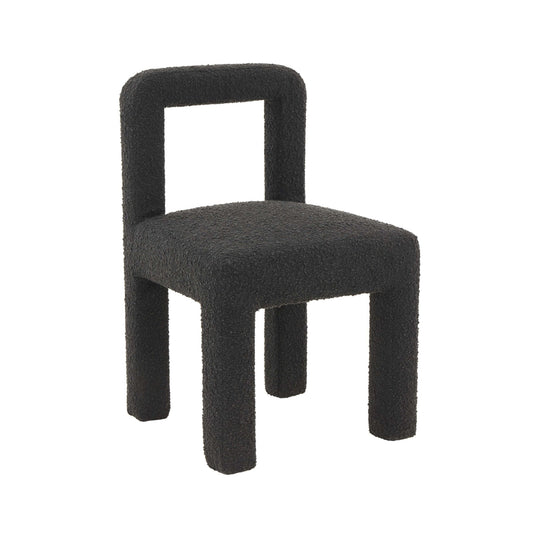 Hazel Black Boucle Dining Chair - Skandi London