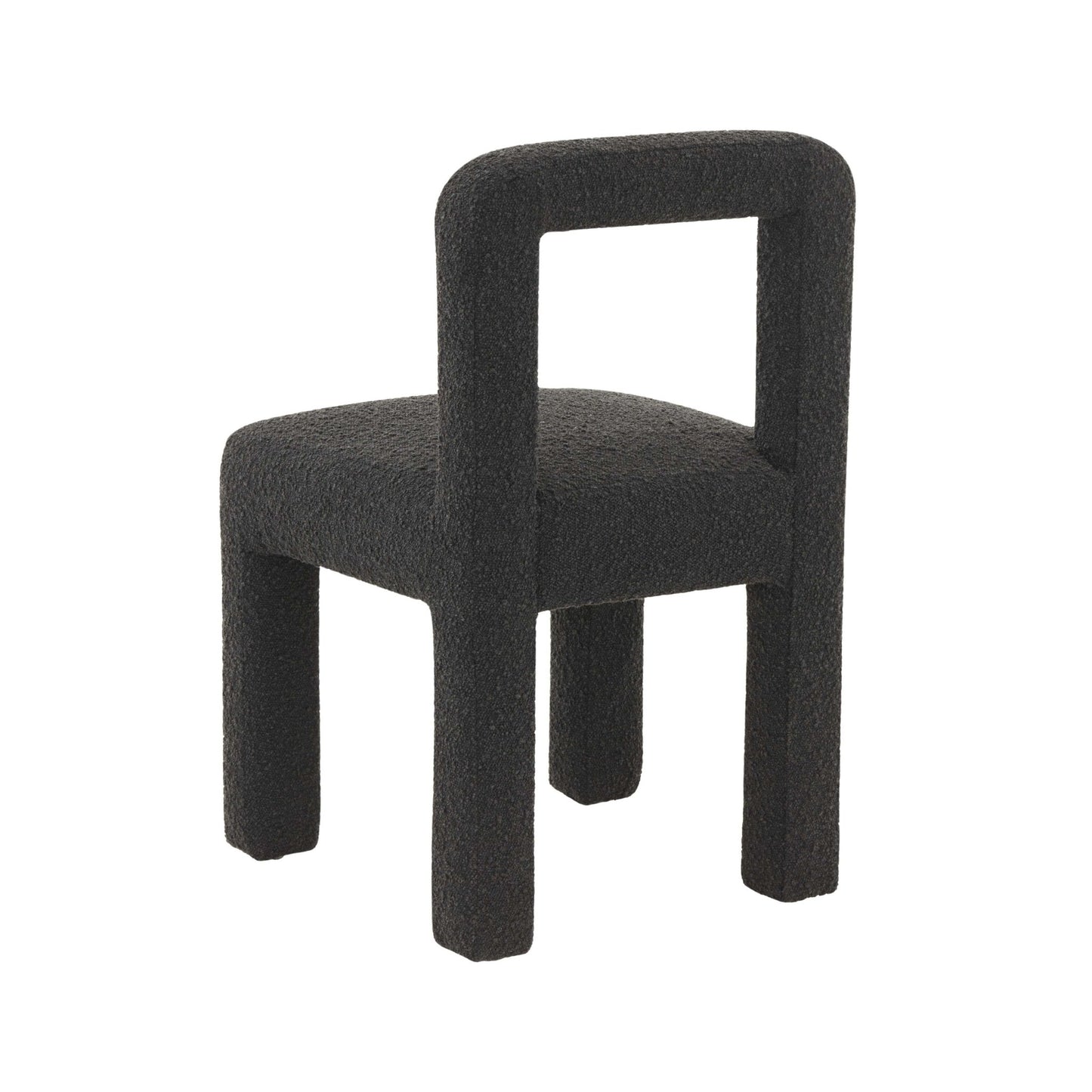 Hazel Black Boucle Dining Chair - Skandi London