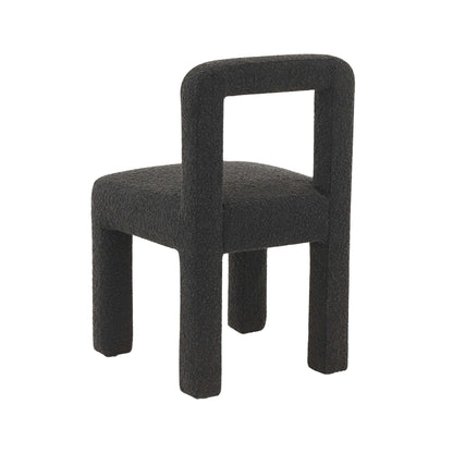Hazel Black Boucle Dining Chair - Skandi London