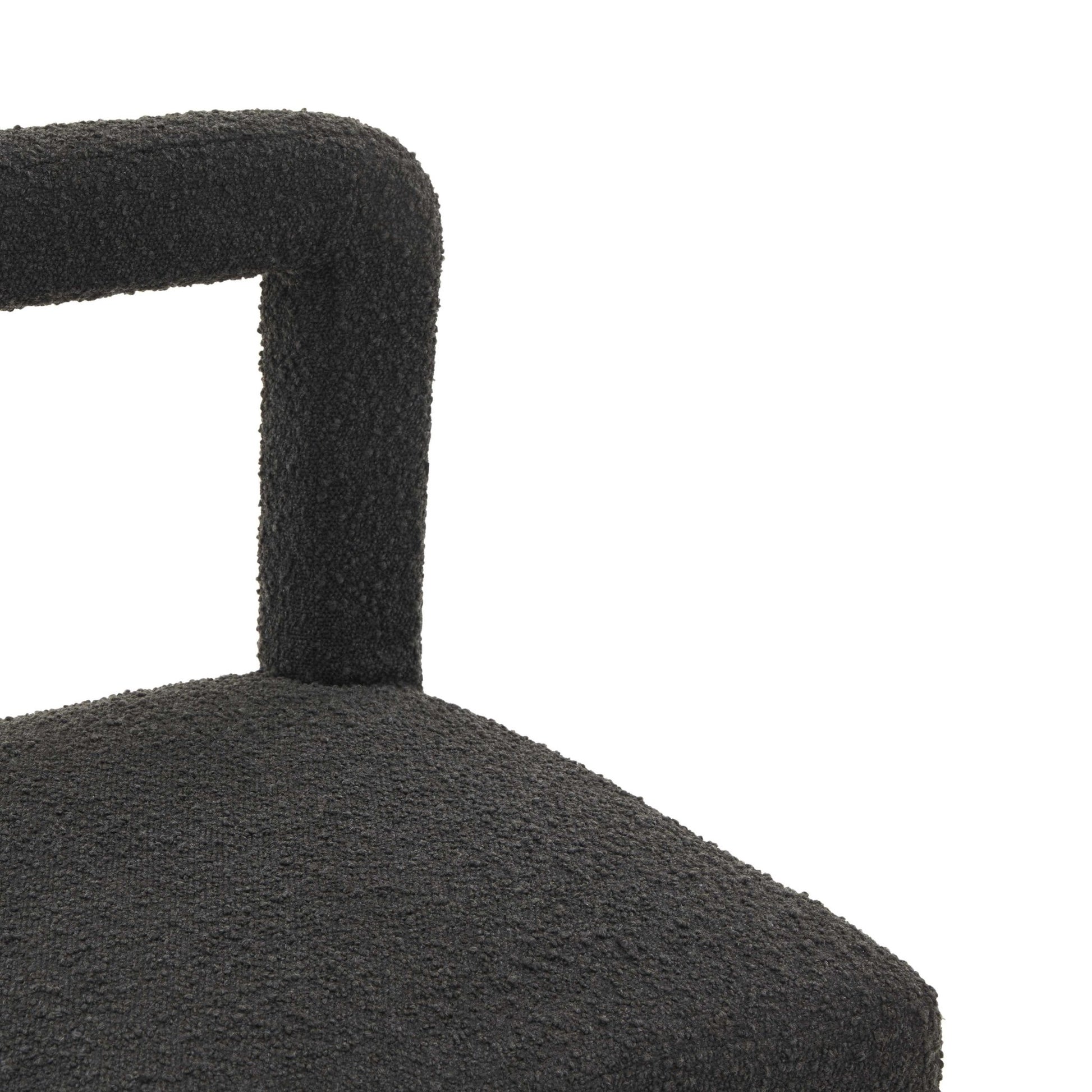 Hazel Black Boucle Dining Chair - Skandi London