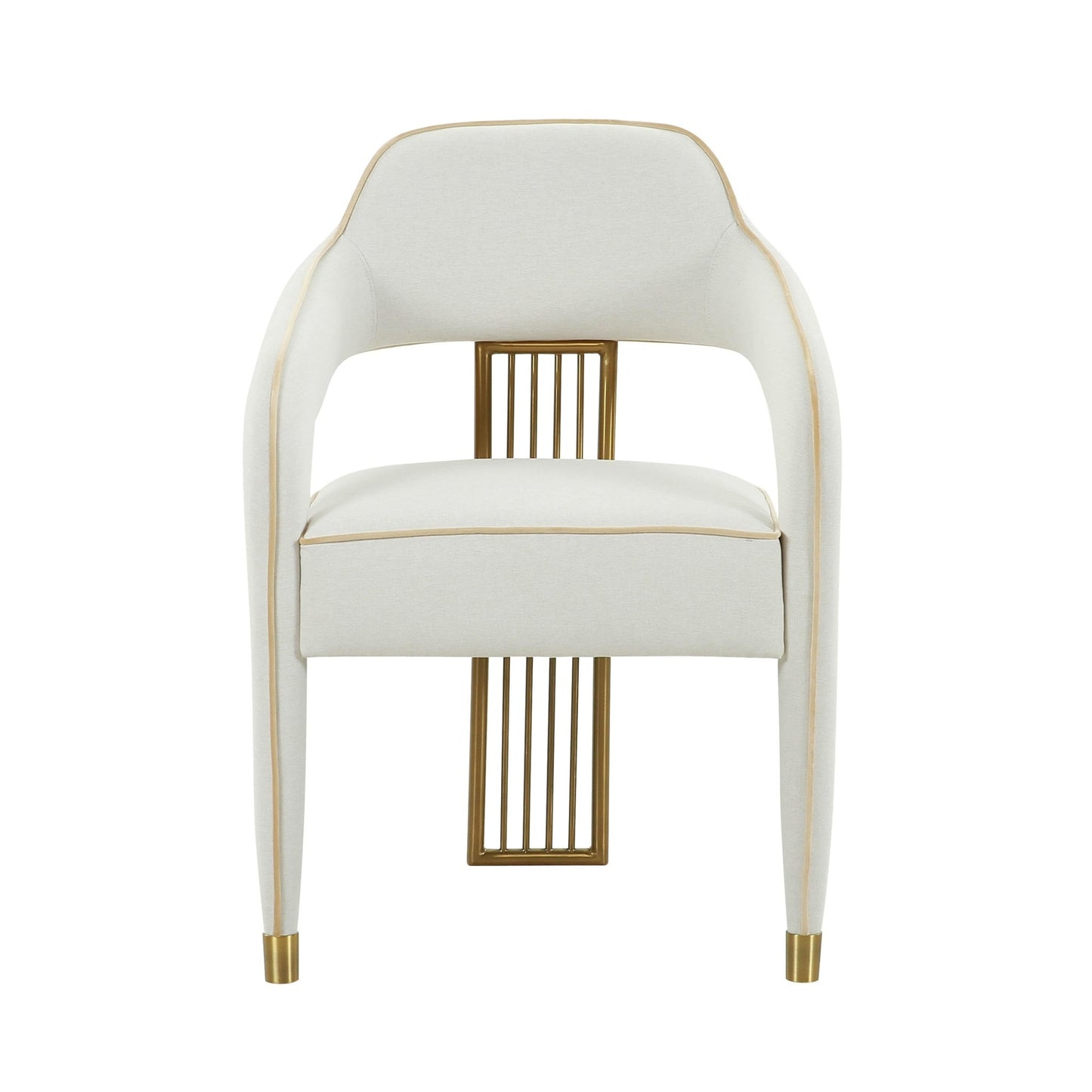 Corralis Cream Performance Linen Dining Chair - Skandi London