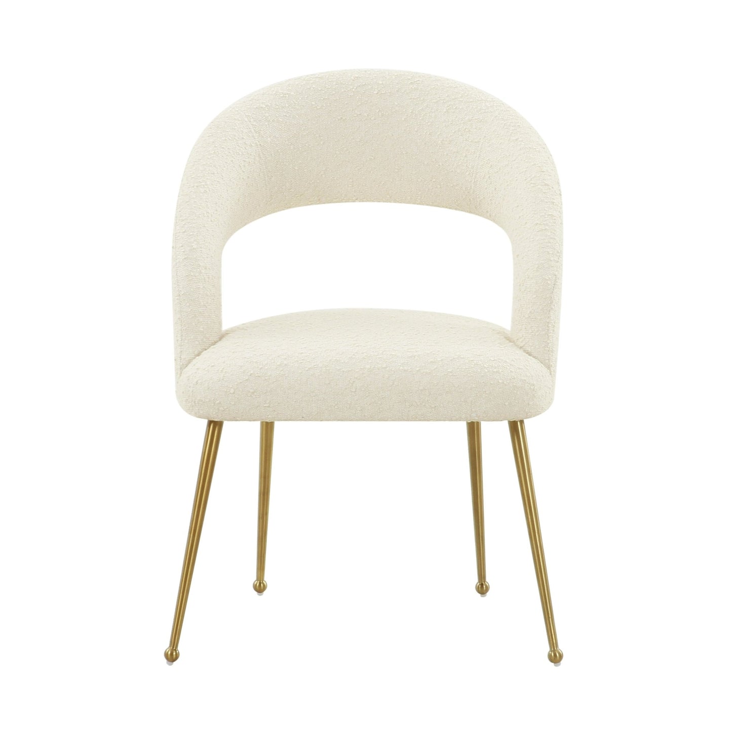 Rocco Cream Boucle Dining Chair - Skandi London