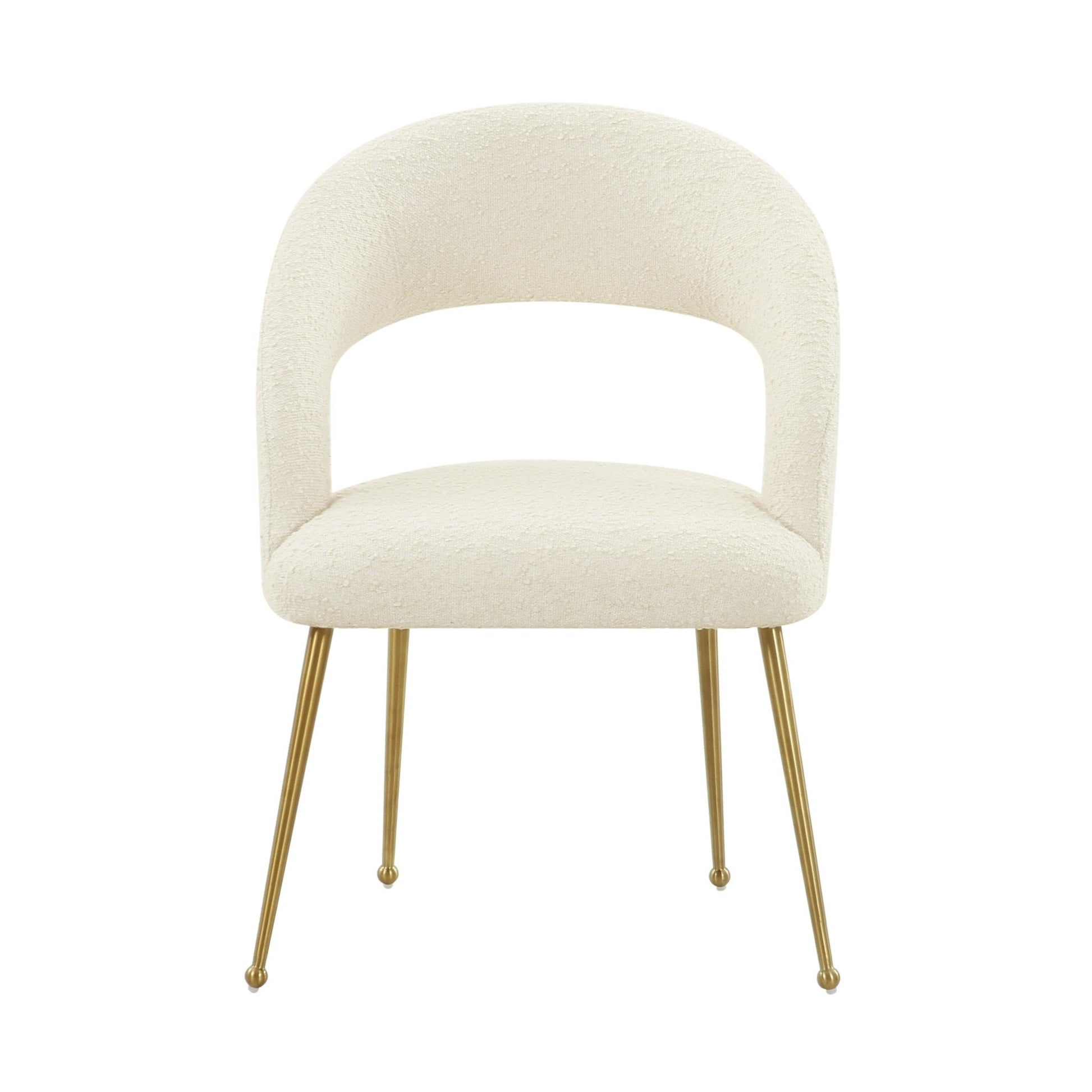 Rocco Cream Boucle Dining Chair - Skandi London