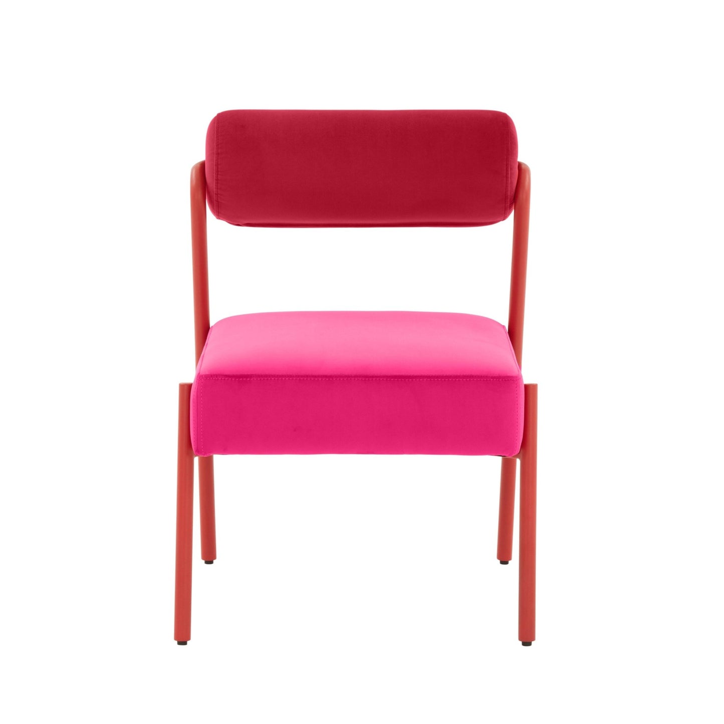 Jolene Hot Pink Velvet Dining Chair Set of 2 - Skandi London