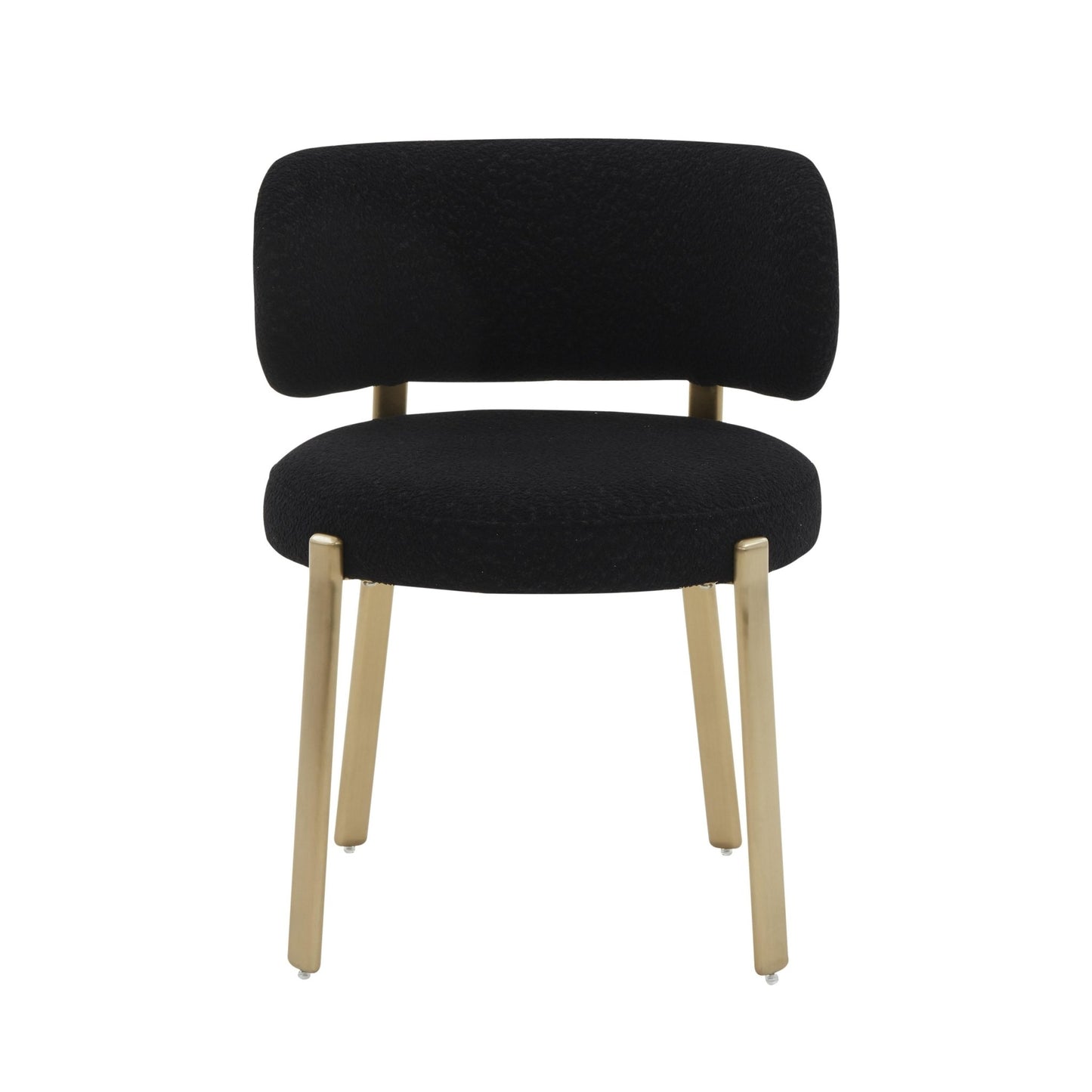 Margaret Black Boucle Dining Chair - Skandi London