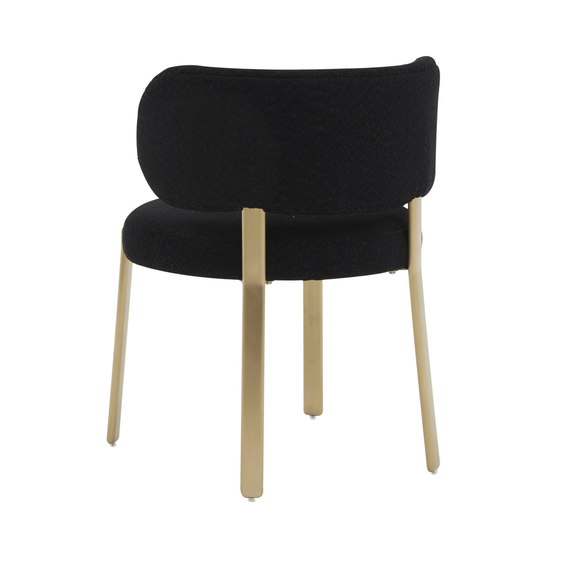 Margaret Black Boucle Dining Chair - Skandi London