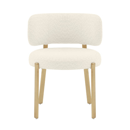 Margaret Cream Boucle Dining Chair - Skandi London