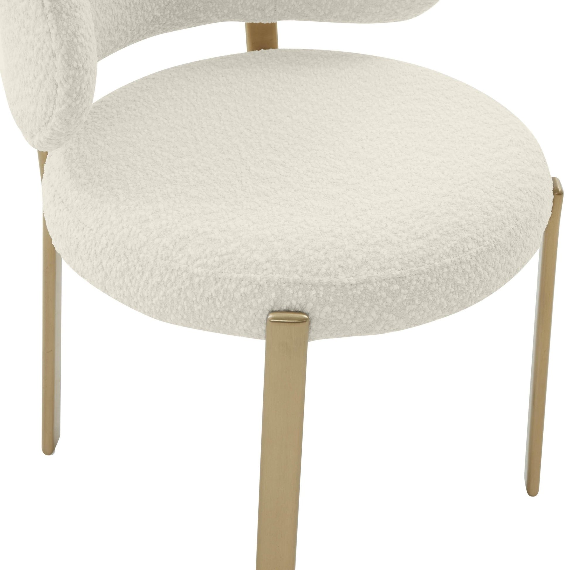 Margaret Cream Boucle Dining Chair - Skandi London