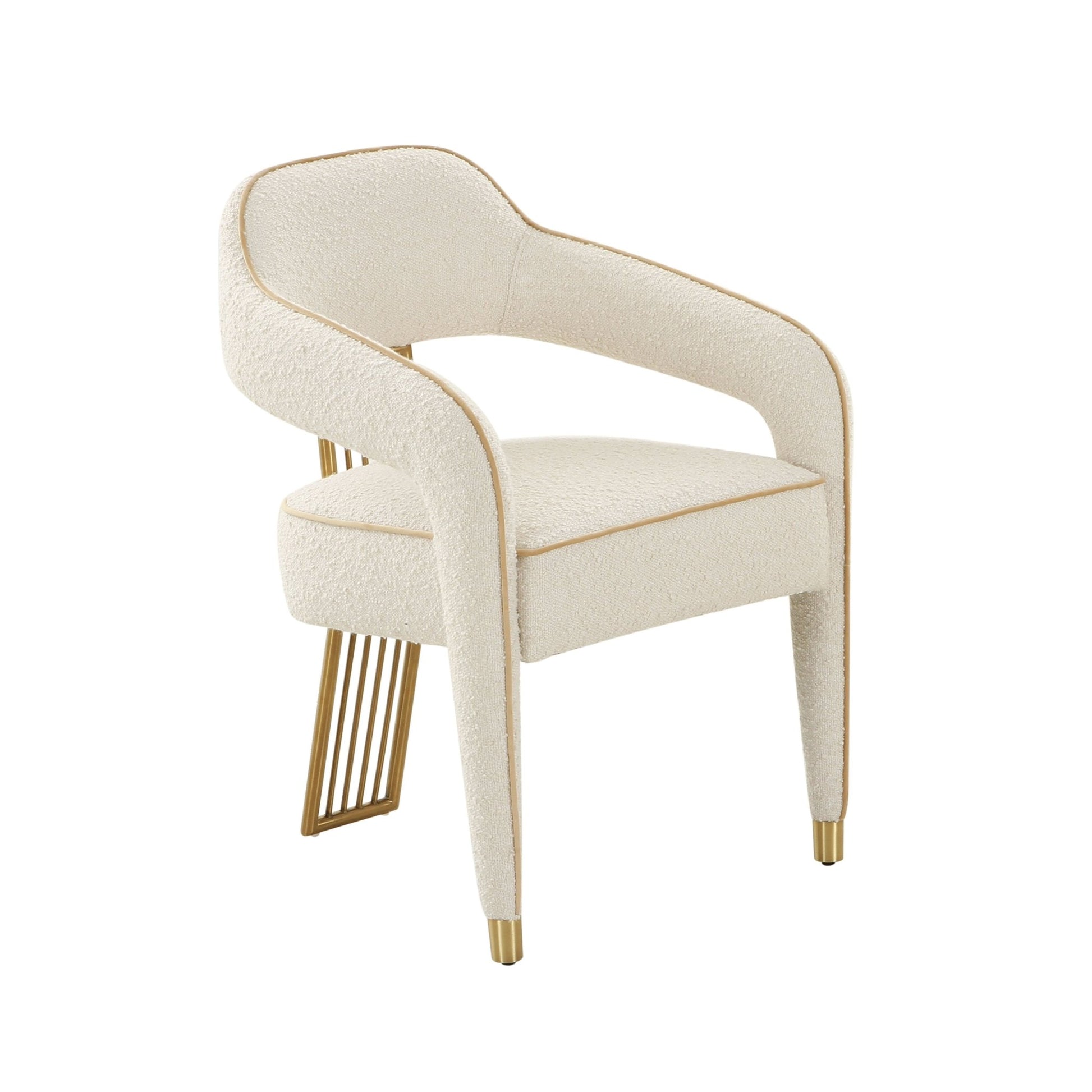 Corralis Cream Boucle Dining Chair - Skandi London