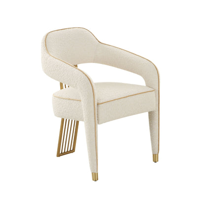 Corralis Cream Boucle Dining Chair - Skandi London