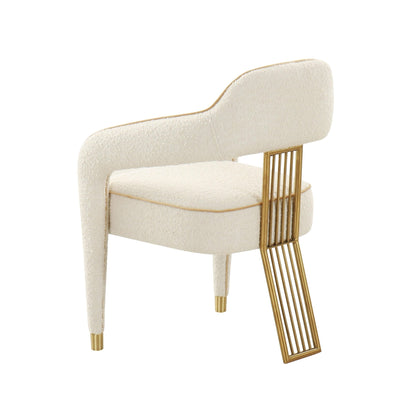 Corralis Cream Boucle Dining Chair - Skandi London