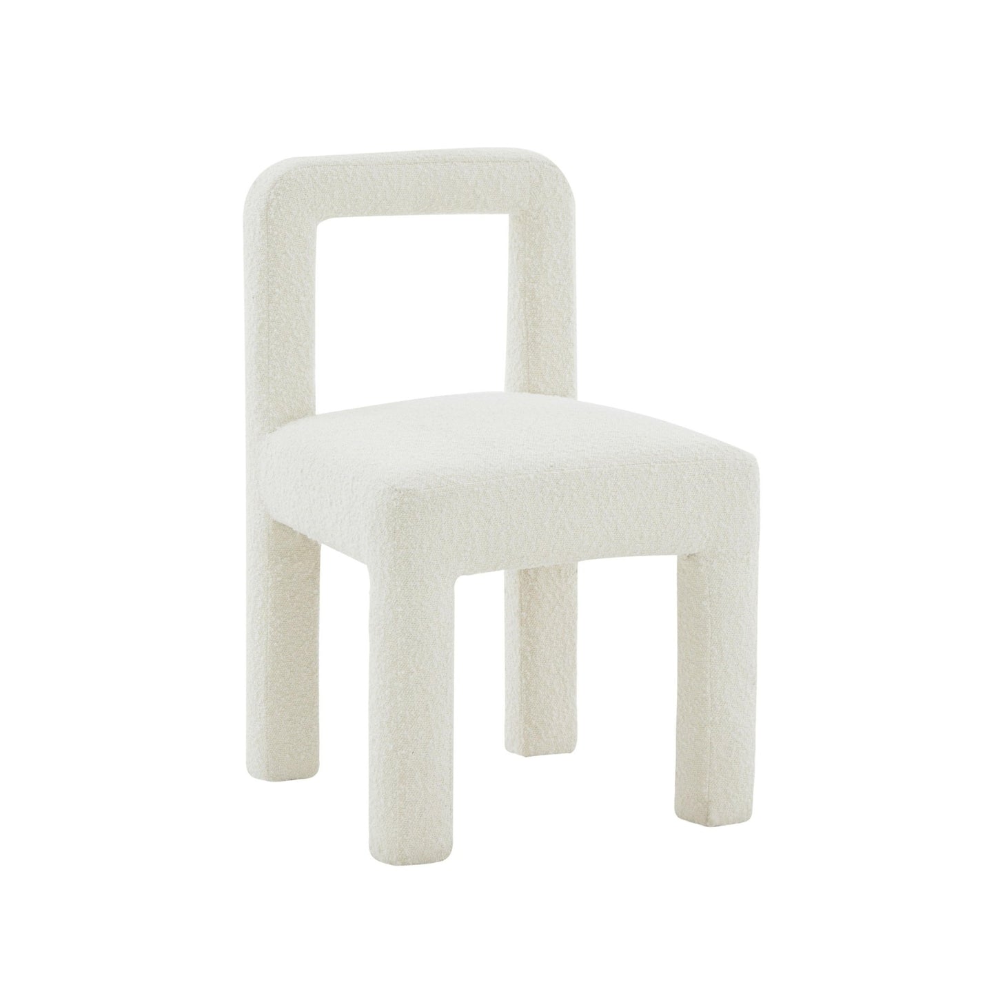 Hazel Cream Boucle Dining Chair - Skandi London