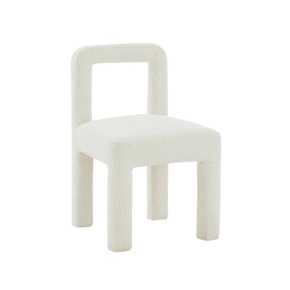 Hazel Cream Boucle Dining Chair - Skandi London