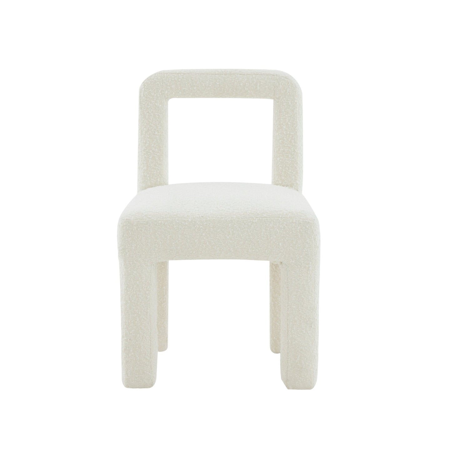 Hazel Cream Boucle Dining Chair - Skandi London