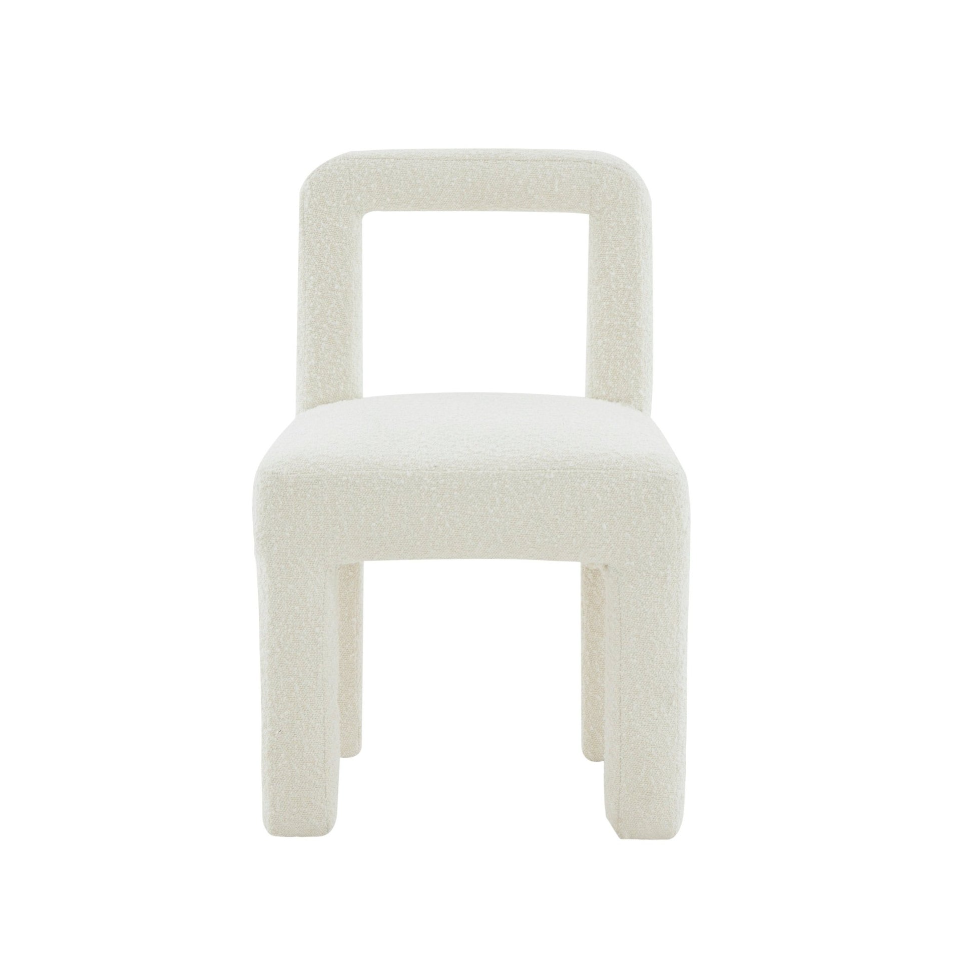 Hazel Cream Boucle Dining Chair - Skandi London