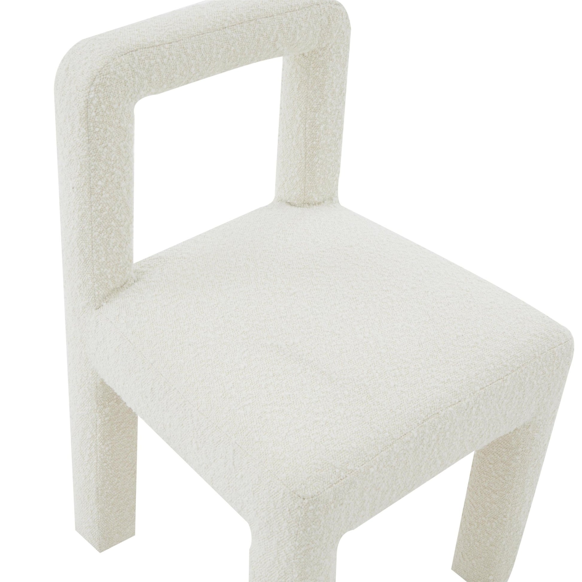 Hazel Cream Boucle Dining Chair - Skandi London