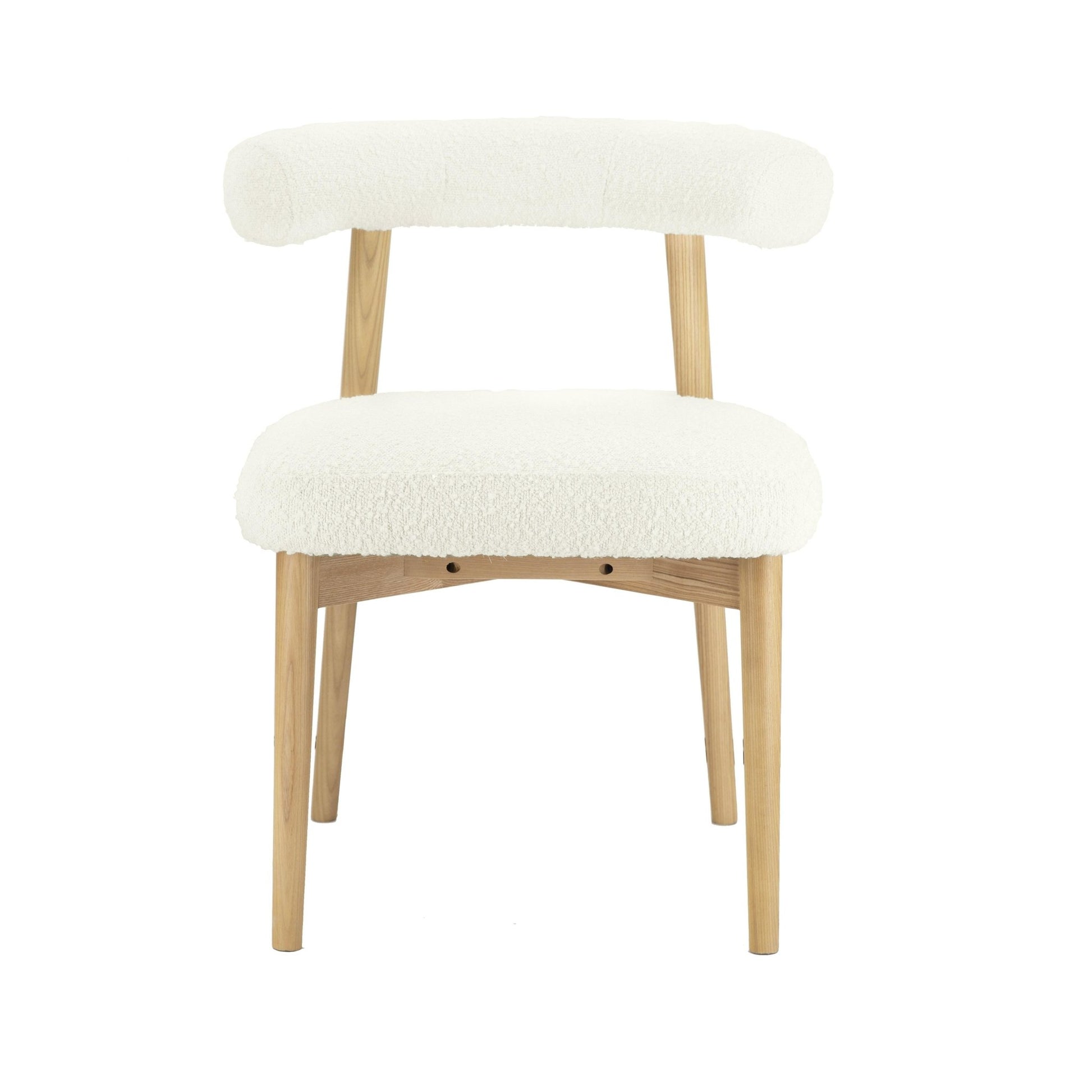 Spara Cream Boucle Side Chair - Skandi London
