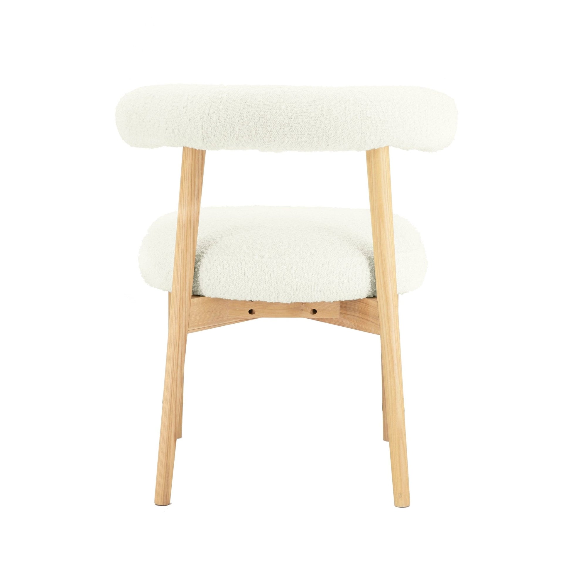 Spara Cream Boucle Side Chair - Skandi London