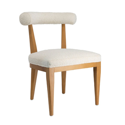 Palla Cream Boucle Dining Chair - Skandi London