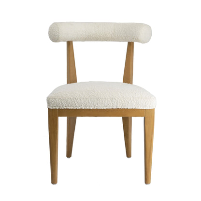 Palla Cream Boucle Dining Chair - Skandi London