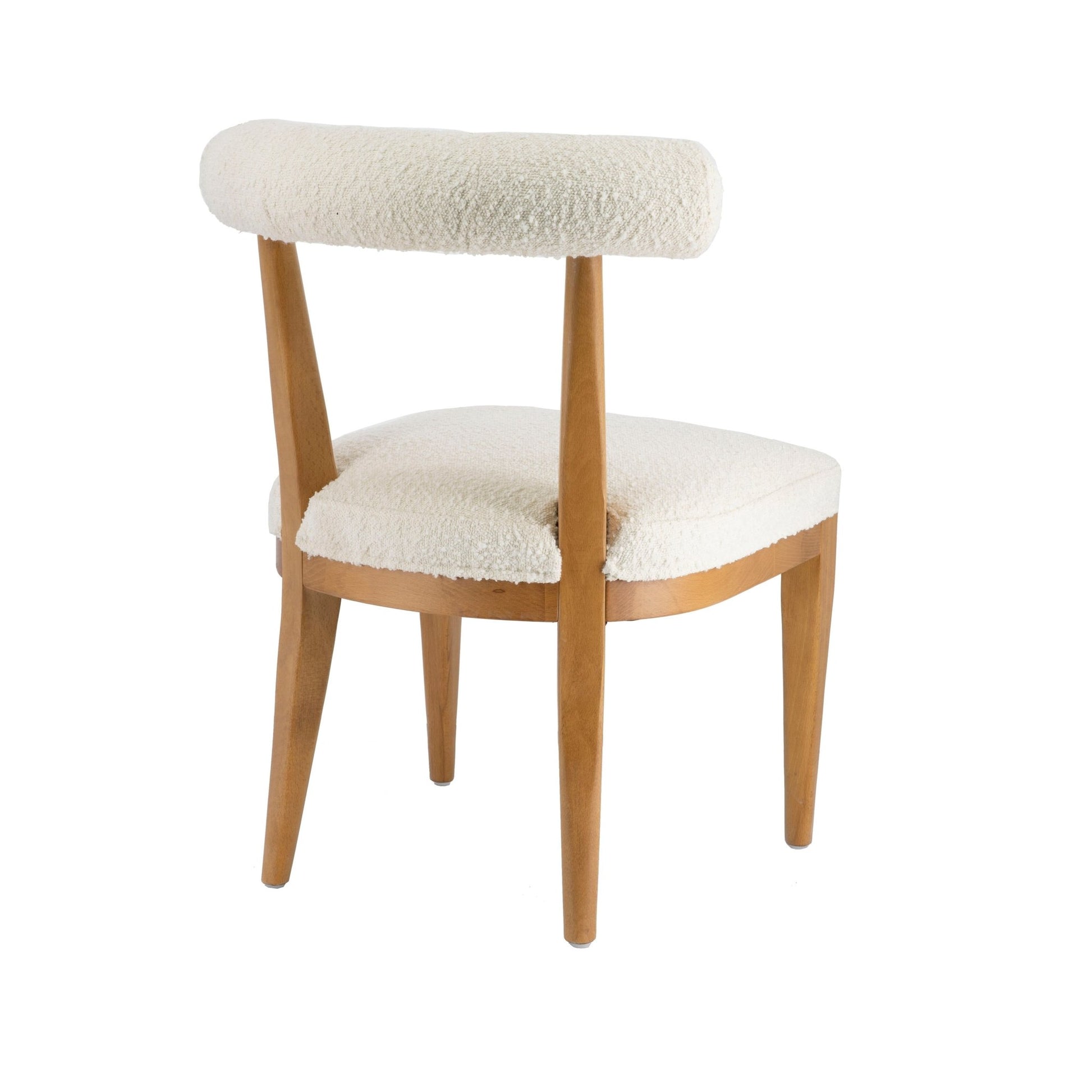 Palla Cream Boucle Dining Chair - Skandi London