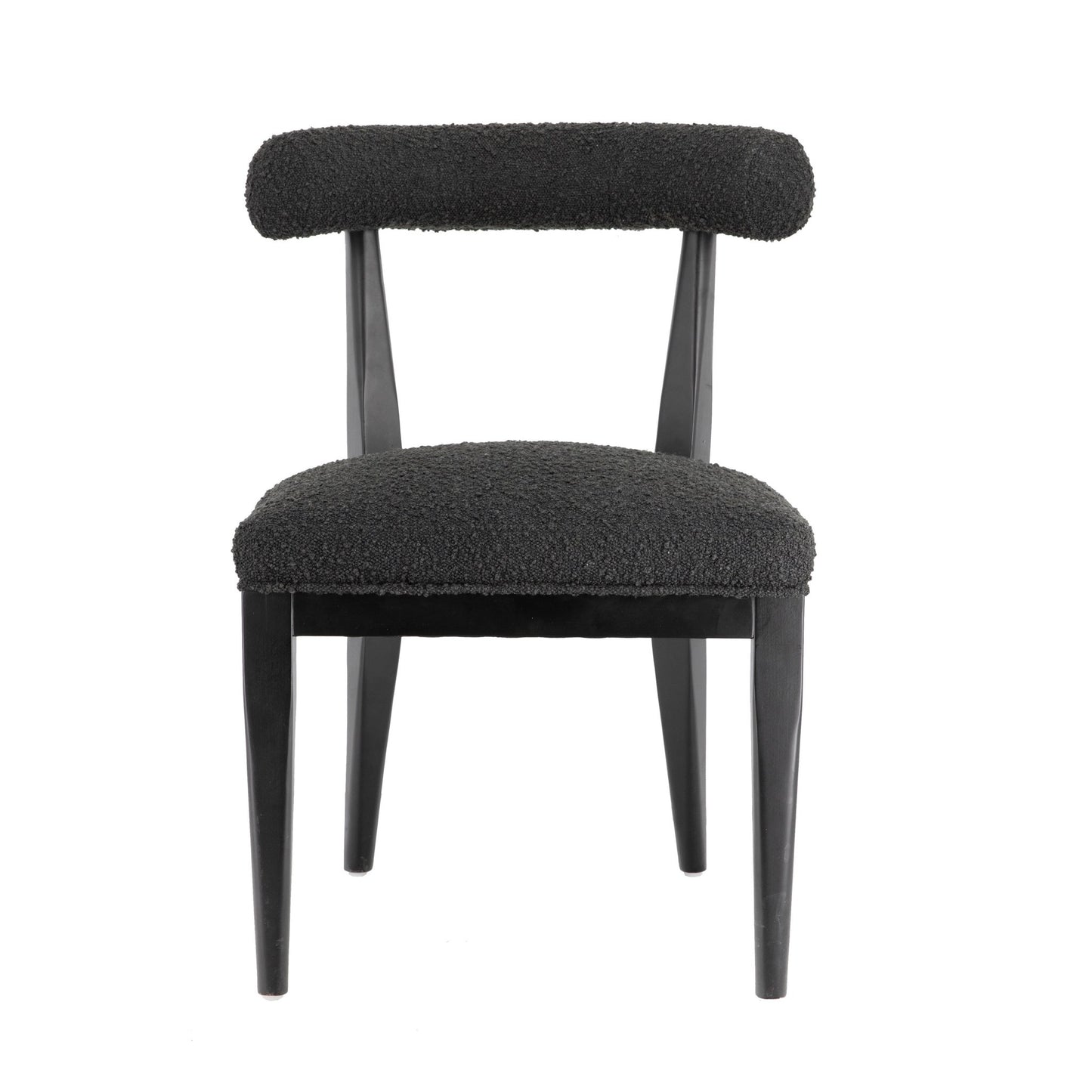 Palla Black Boucle Dining Chair - Skandi London