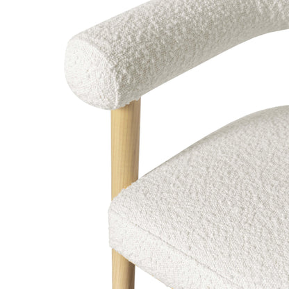 Spara Cream Boucle Counter Stool - Skandi London