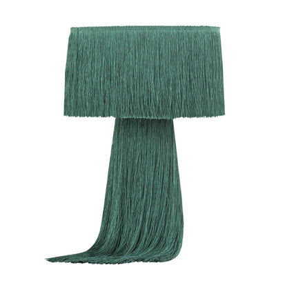 Atolla Emerald Tassel Table Lamp - Skandi London