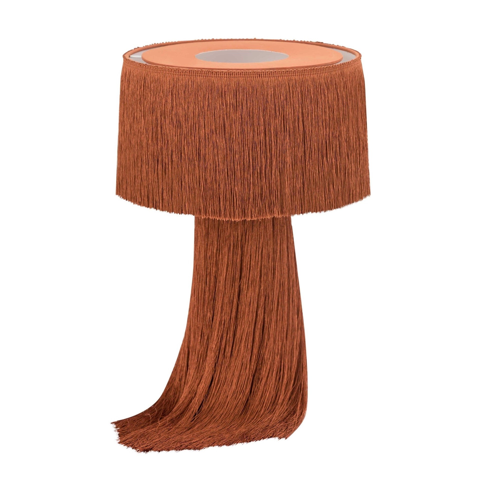 Atolla Brick Tassel Table Lamp - Skandi London