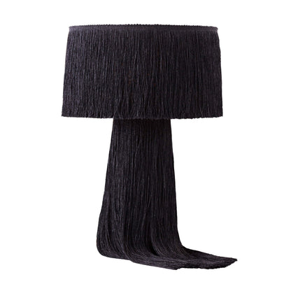 Atolla Black Tassel Table Lamp - Skandi London