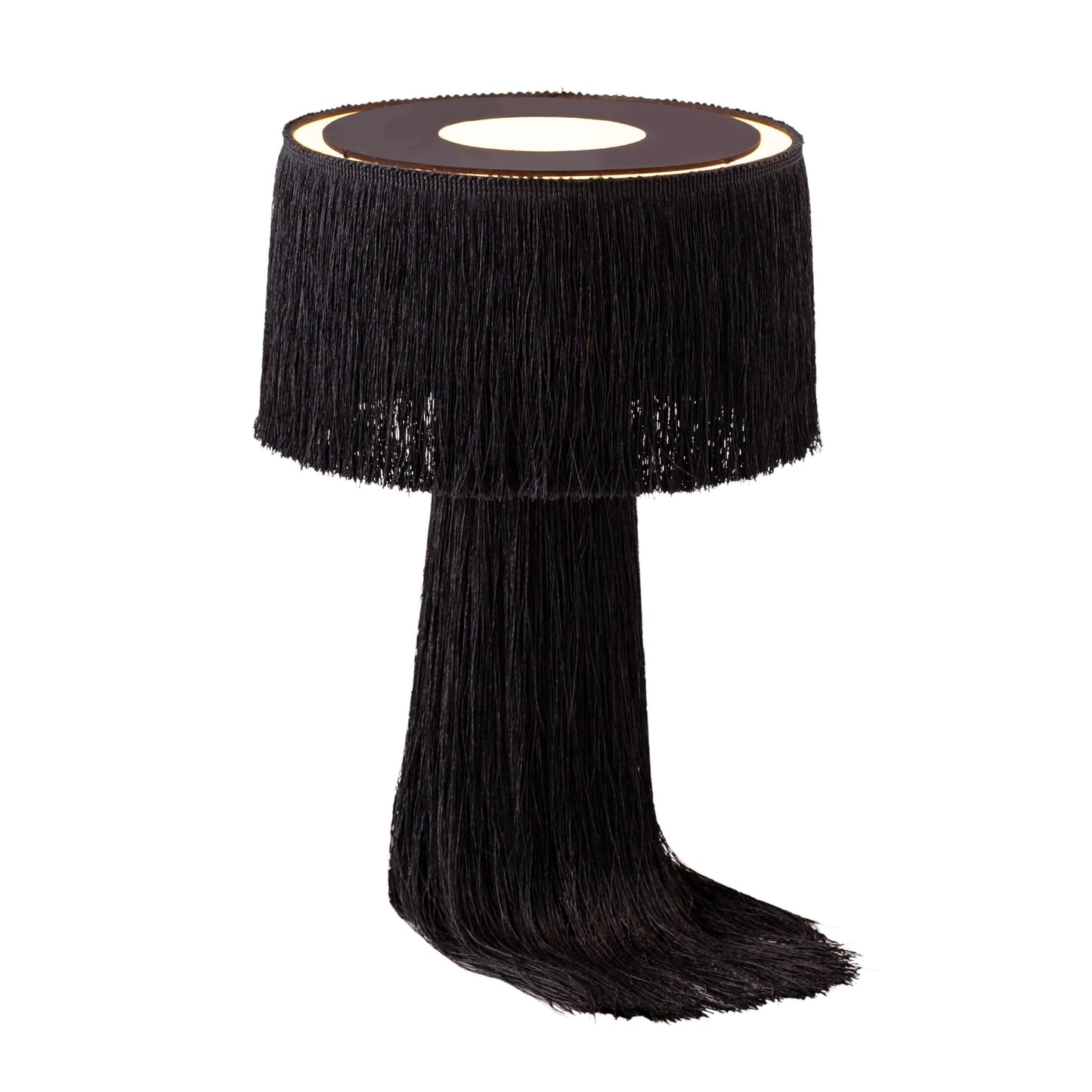Atolla Black Tassel Table Lamp - Skandi London