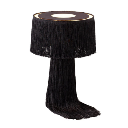 Atolla Black Tassel Table Lamp - Skandi London